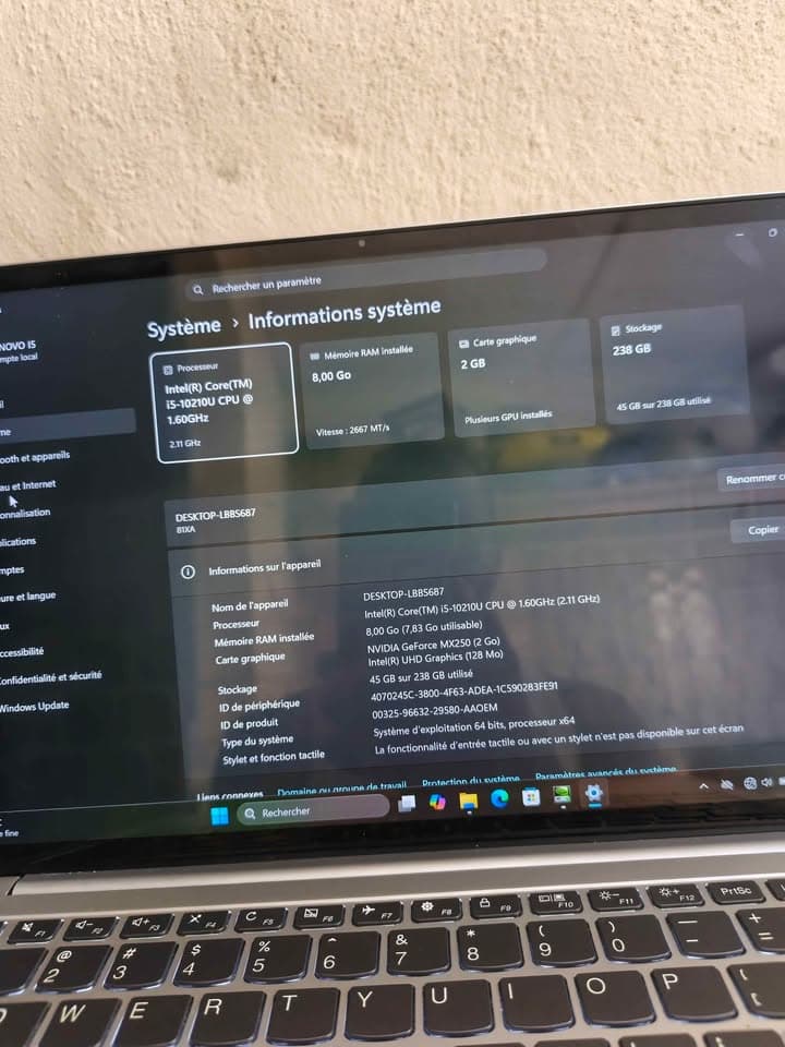 Lenovo IdeaPad S540– I5 (10e Gén)